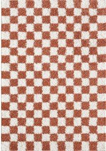 Krémovobiely/v terakotovej farbe koberec 120x170 cm Grida – ESTE