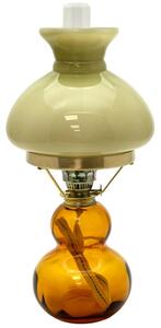 Floriánova huť Petrolejová lampa ZUZANA 43 cm amber FL0036 + záruka 3 roky zadarmo