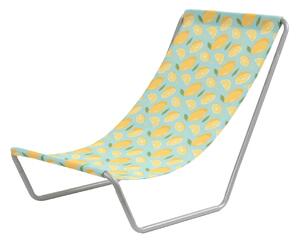 Skladacie plážové lehátko SAND LEMON, farebné