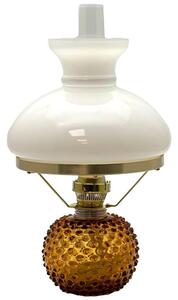 Floriánova huť Petrolejová lampa EMA 38 cm amber FL0055 + záruka 3 roky zadarmo