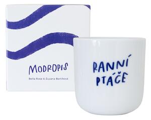 Porcelánový hrnček Ranní ptáče 270 ml