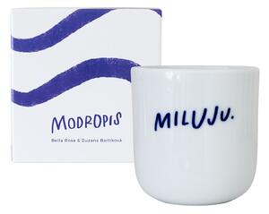 Porcelánový hrnček Miluju 270 ml