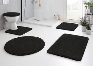 Kleine Wolke Relax koberček do kúpeľne 100x60 cm obdĺžnik čierna 5405926360
