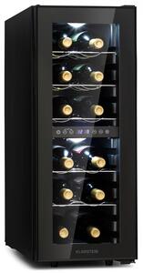 Klarstein Shiraz 12 Duo vinotéka 2 zóny 42 l/12 fliaš 5-12 / 12-18 °C dotykový panel