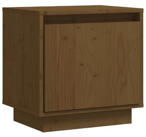 Nočný stolík medovo-hnedý 40x30x40 cm masívne borovicové drevo