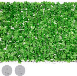 Blumfeldt Fency Bright Ivy, zástena, ochrana pred pozorovaním, ochrana pred vetrom, 300 x 100 cm, brečtan, svetlozelená