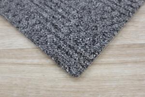Metrážny koberec Globus 6024 tmavo šedý - Bez obšitia cm