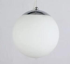Kovový luster biele Ball 20