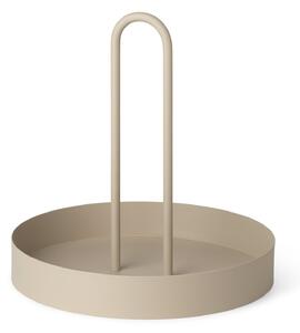 Kovový podnos s úchytkou Cashmere Ø 28 cm