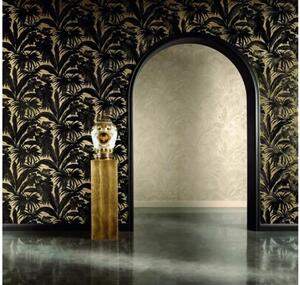 A.S. Création | Vliesová tapeta na stenu Versace 96240-1 | 0,70 x 10,05 m | béžová, hnedá, čierna, metalická
