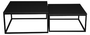 Zostava 2 konferenčných stolíkov Mirlik, Farba: Čierna/čierny molet Mirjan24 5903211254550