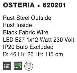 Industriálny luster Osteria