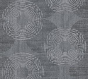 A.S. Création | Vliesová tapeta na stenu Attractive 37832-6 | 0,53 x 10,05 m | metalická, šedá