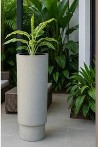 Kvetináč ESCADA, sklolaminát, výška 90 cm, beton design