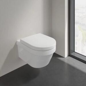 VILLEROY & BOCH Architectura závesná WC misa 37 x 53 s DirectFlush + sedátko SoftClose, biela, 5684HR01