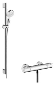 Sprchová batéria Hansgrohe Crometta so sprchovacím setom 150 mm biela/chróm 27813400