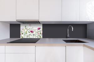 DIMEX | Dibond doska za kuchynskú linku | DBW-06040-144 Kvetinový vzor | 60 x 40 cm