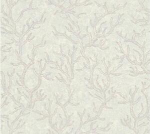 A.S. Création | Vliesová tapeta na stenu Versace 34497-4 | 0,70 x 10,05 m | fialová, metalická, šedá