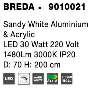 LED luster Breda 70 biele