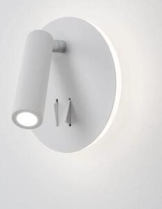Moderné nástenné svietidlo Penor biele