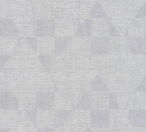 A.S. Création | Vliesová tapeta na stenu Titanium 3 38196-1 | 0,53 x 10,05 m | metalická, šedá