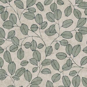 A.S. Création | Vliesová tapeta na stenu Nordic Feeling 79148-1 | 0,53 x 10,05 m | zelená