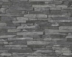 A.S. Création | Vliesová tapeta na stenu Elements 9142-24V | 0,53 x 10,05 m | šedá