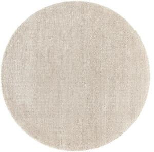 Ručne tkaný okrúhly koberec s nízkym vlasom Ainsley