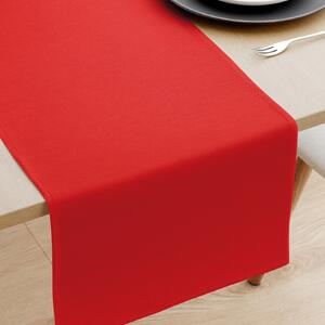 Goldea behúň na stôl loneta - červený 35x120 cm