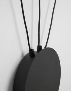 Dizajnové nástenné svietidlo Luccelo B 16 čierne