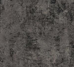 A.S. Création | Vliesová tapeta na stenu New Walls 37425-6 | 0,53 x 10,05 m | čierna, metalická, šedá