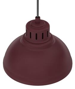 Luster na lanku SVEN 3xE27/15W/230V bordový