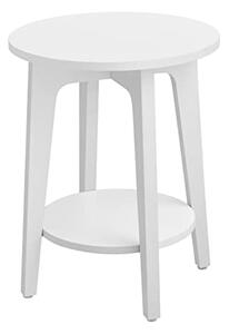 VASAGLE Odkladací stolík - čierna / biela - 40x50x40 cm
