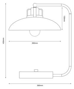 Brilagi - LED Stolná lampa FLAMENGO 1xE27/60W/230V béžová