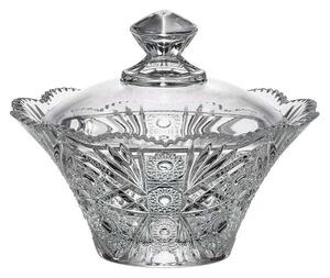 Crystal Bohemia dóza s vekom Sissi 205 mm