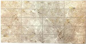 Obkladové panely 3D PVC PCV87, cena za kus, rozmer 960 x 480 mm, mramorový obklad béžový, IMPOL TRADE