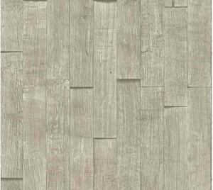 A.S. Création | Vliesová tapeta na stenu Best of Wood & Stone 35584-4 | 0,53 x 10,05 m | béžová