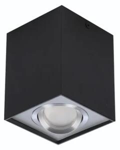 Moderné bodové svietidlo Eloy 1 čierne/hliníkové