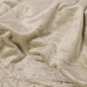 Goldea kvalitná deka z mikrovlákna - béžová 150 x 200 cm