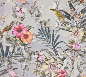 A.S. Création | Vliesová tapeta na stenu Dream Flowery 38178-2 | 0,53 x 10,05 m | viacfarebná