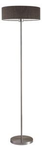 LED stojacia lampa TUNJA 1xE27/20W/230V priemer 38 cm matný chróm/hnedá