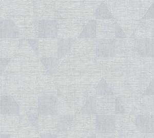 A.S. Création | Vliesová tapeta na stenu Titanium 3 38196-2 | 0,53 x 10,05 m | metalická, šedá