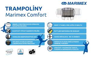 Marimex | Trampolína Marimex Comfort 305 cm + ochranná sieť + schodíky ZADARMO | 19000095