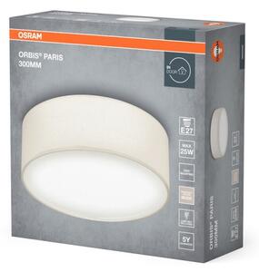 Osram - Stropné svietidlo ORBIS PARIS 1xE27/25W/230V pr. 30 cm krémové