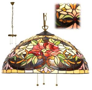 Premium Tiffany luxusný luster kolekcia LILY Ø50 3XE27