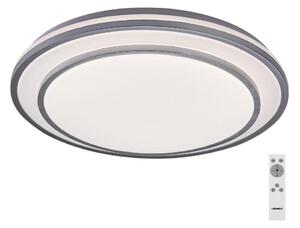 Rabalux 2131 - LED stmievateľné stropné svietidlo LUPITA LED/40W/230V strieborné + diaľkové ovládanie