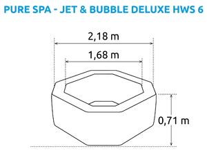 Marimex | Vírivý bazén Pure Spa - Jet & Bubble Deluxe HWS 6 | 11400256