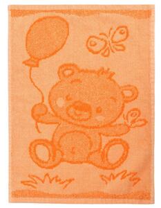 Profod Detský uterák Bear orange, 30 x 50 cm