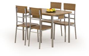 NATAN Komplet Stôl + 4 Stôličky (1kpl=1paczka)