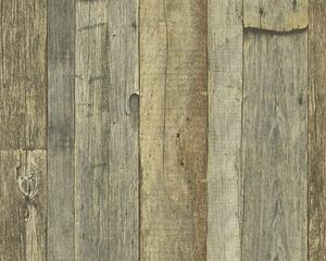 A.S. Création | Vliesová tapeta na stenu Best of Wood & Stone 95931-3 | 0,53 x 10,05 m | hnedá